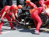 GP AZERBAIJAN, 26.04.2019 - Ferrari practices a pit stop