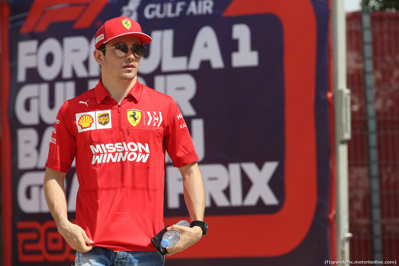 GP BAHRAIN, 31.03.2019- Charles Leclerc (MON) Ferrari SF90
