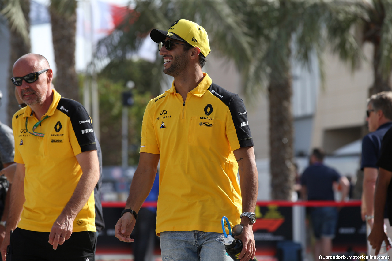 GP BAHRAIN, 31.03.2019- Daniel Ricciardo (AUS) Renault Sport F1 Team RS19