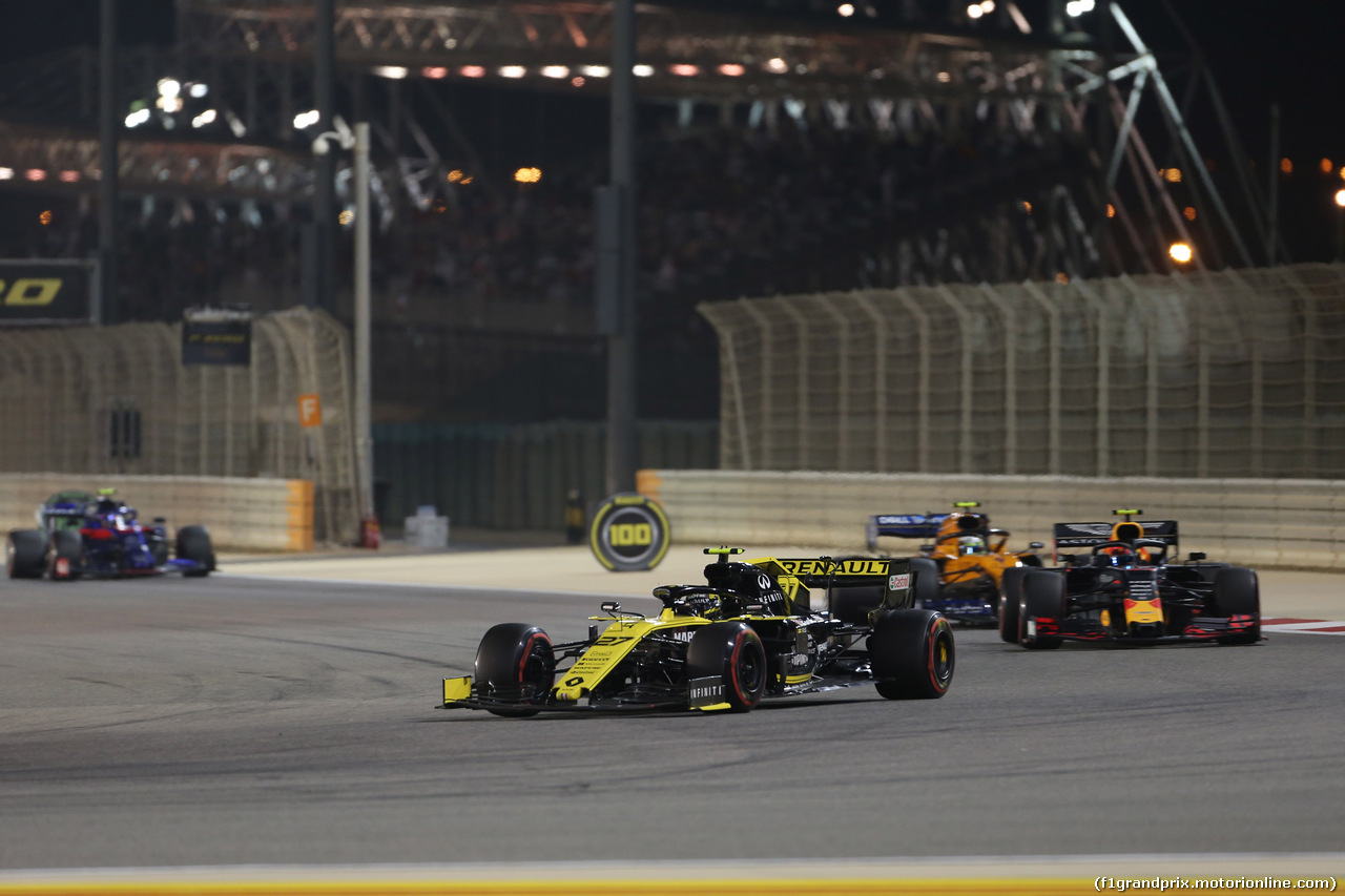 GP BAHRAIN, 31.03.2019- Gara, Nico Hulkenberg (GER) Renault Sport F1 Team RS19