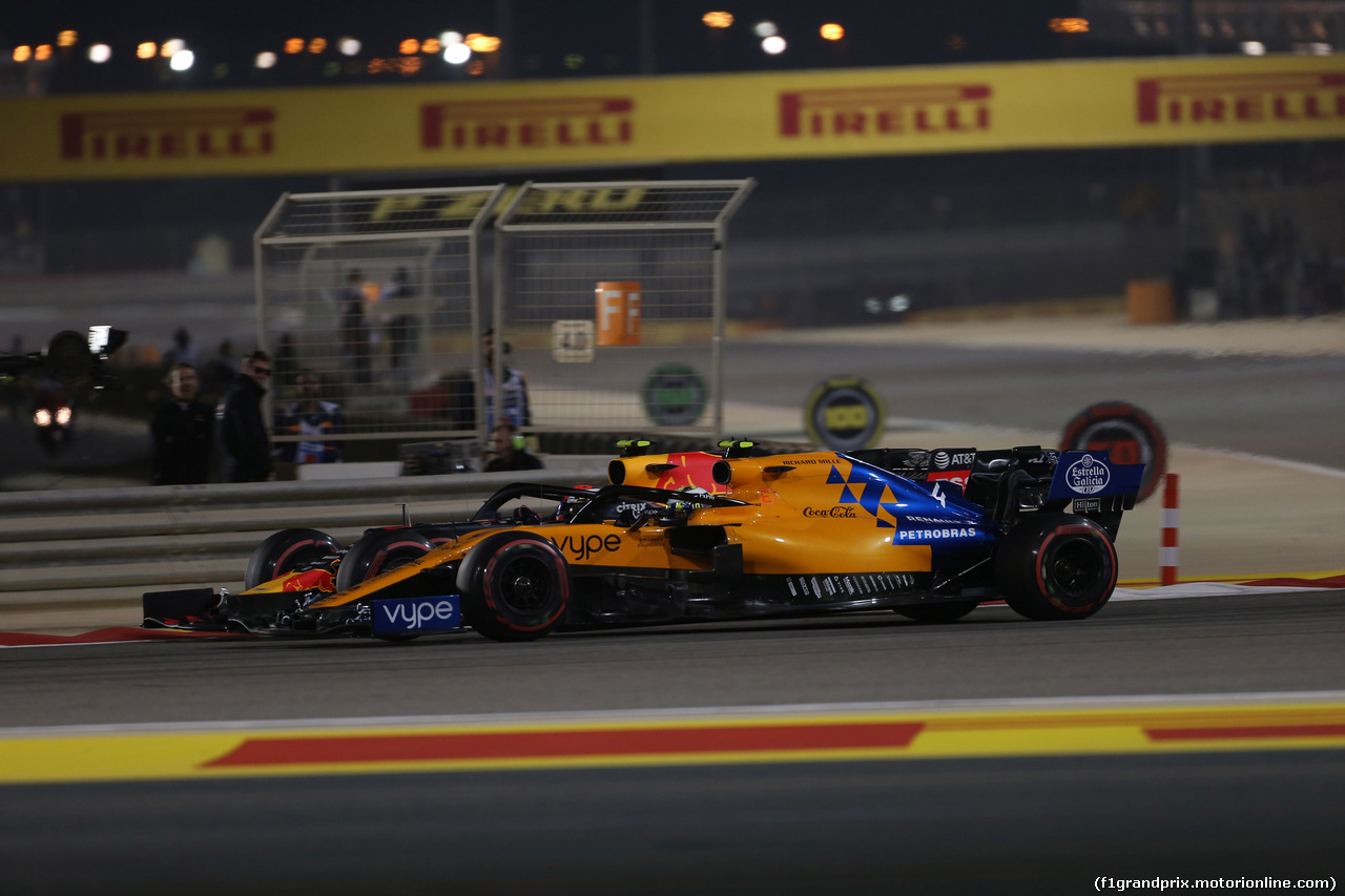 GP BAHRAIN, 31.03.2019- Gara, Lando Norris (GBR) Mclaren F1 Team MCL34