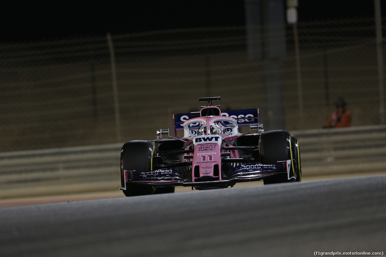 GP BAHRAIN, 31.03.2019- Gara, Sergio Perez (MEX) Racing Point F1 RP19