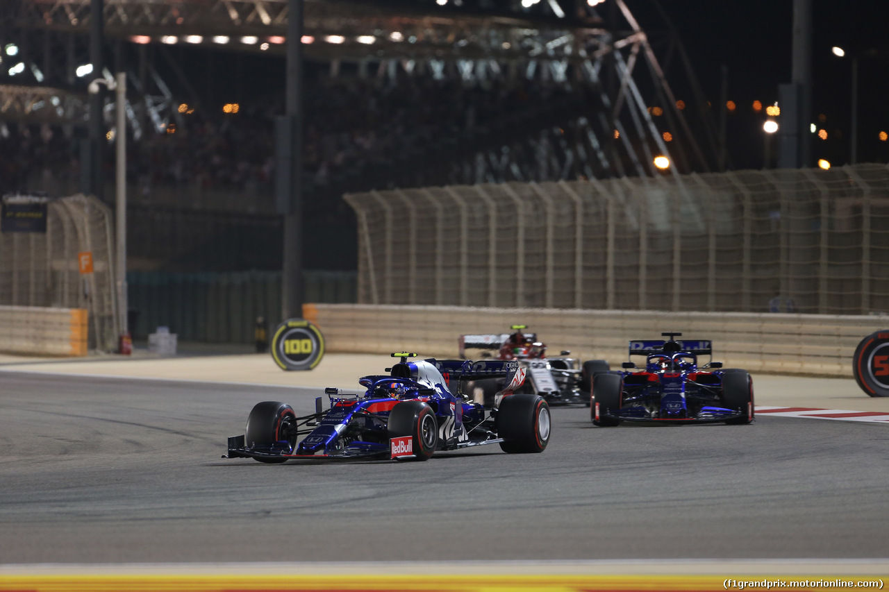 GP BAHRAIN, 31.03.2019- Gara, Alexader Albon (THA) Scuderia Toro Rosso STR14
