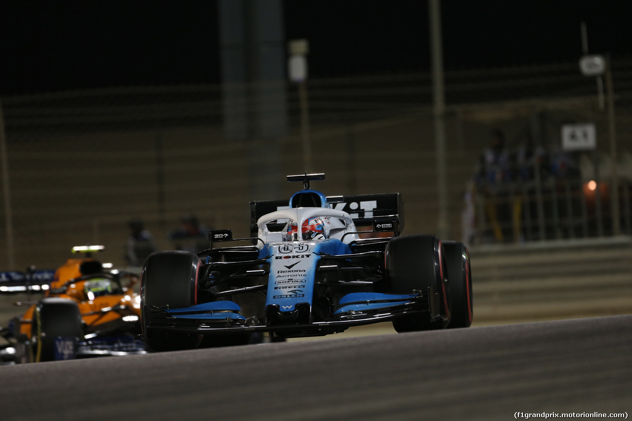 GP BAHRAIN, 31.03.2019- Gara, George Russell (GBR) Williams F1 FW42