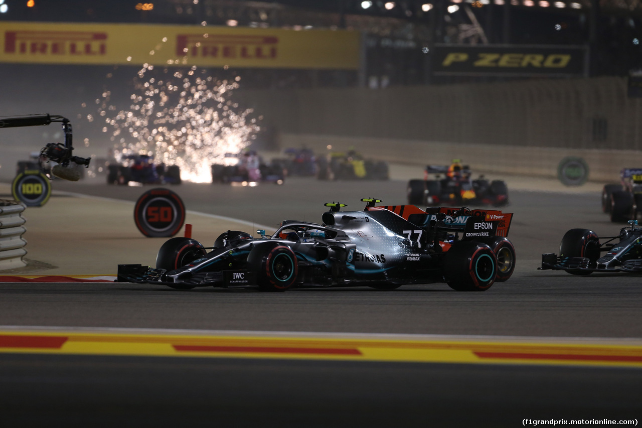 GP BAHRAIN, 31.03.2019- Gara, Valtteri Bottas (FIN) Mercedes AMG F1 W10 EQ Power