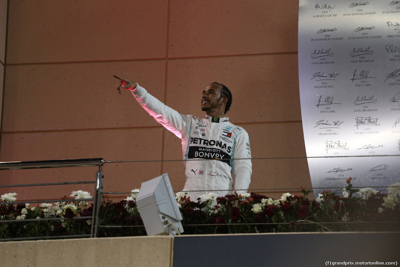GP BAHRAIN, 31.03.2019- Lewis Hamilton (GBR) Mercedes AMG F1 W10 EQ Power
