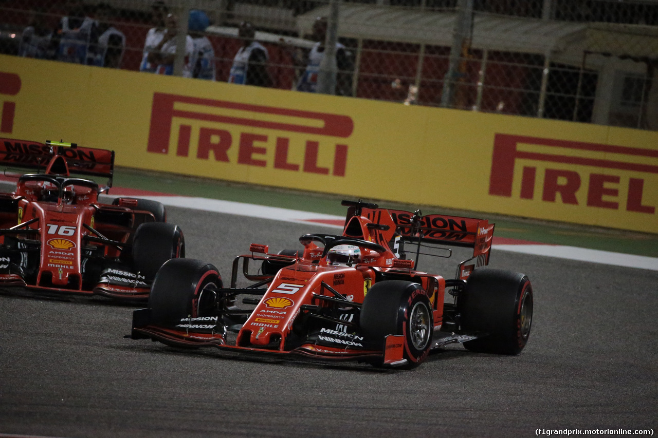 GP BAHRAIN, 31.03.2019- Gara, Sebastian Vettel (GER) Ferrari SF90