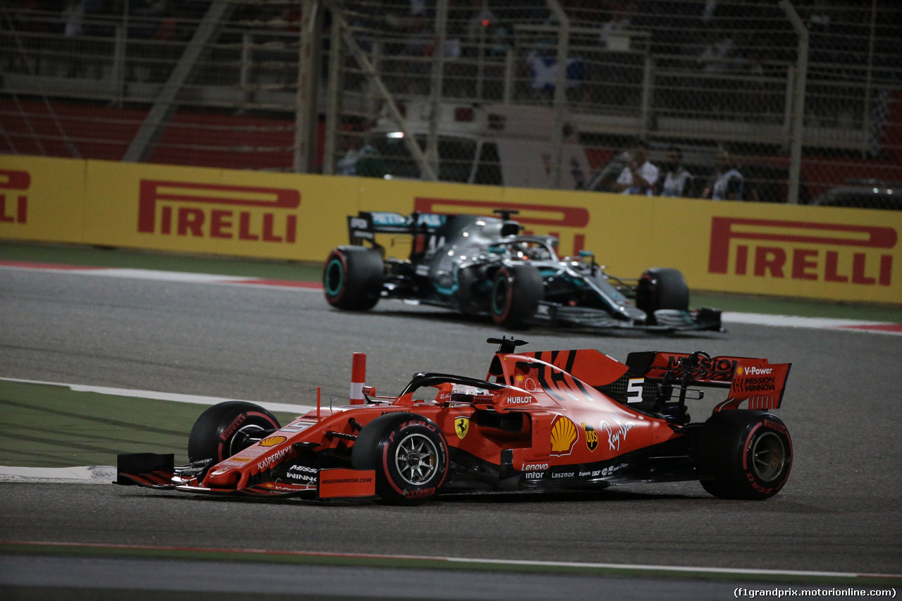 GP BAHRAIN, 31.03.2019- Gara, Sebastian Vettel (GER) Ferrari SF90
