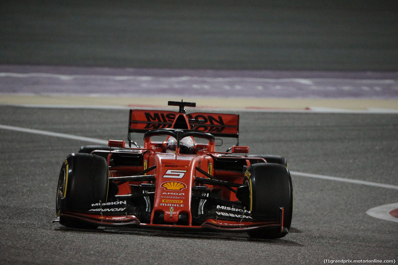 GP BAHRAIN, 31.03.2019- Gara, Sebastian Vettel (GER) Ferrari SF90