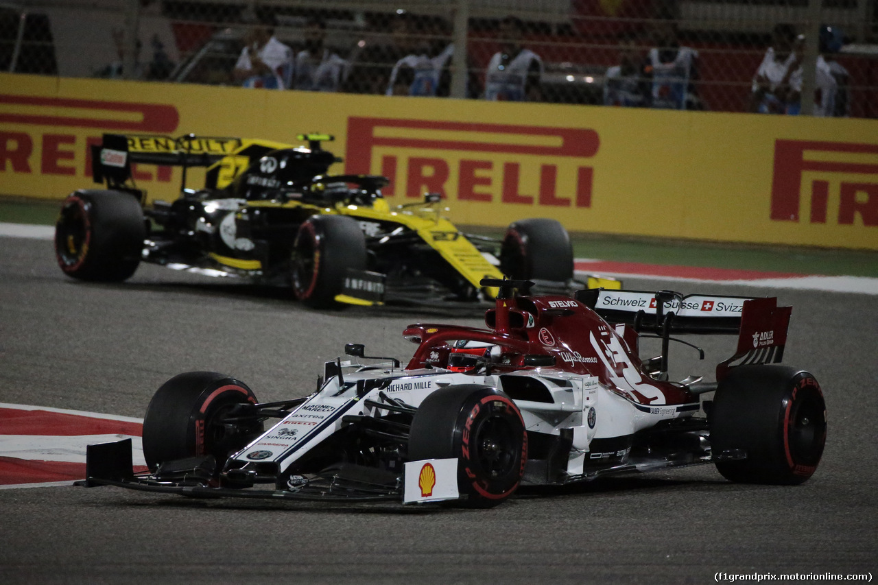 GP BAHRAIN, 31.03.2019- Gara, Kimi Raikkonen (FIN) Alfa Romeo Racing C38