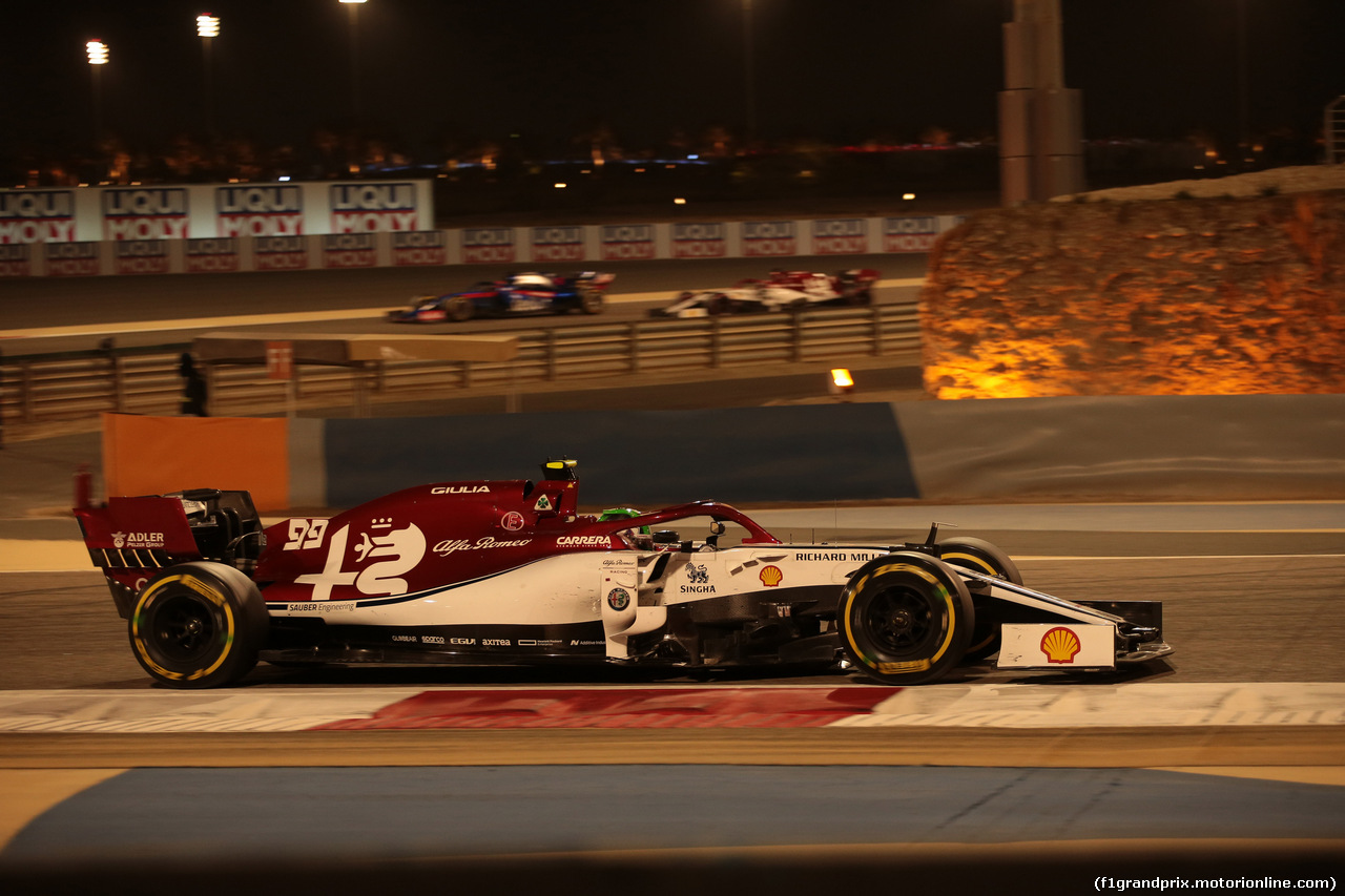 GP BAHRAIN, 31.03.2019- Gara, Antonio Giovinazzi (ITA) Alfa Romeo Racing C38