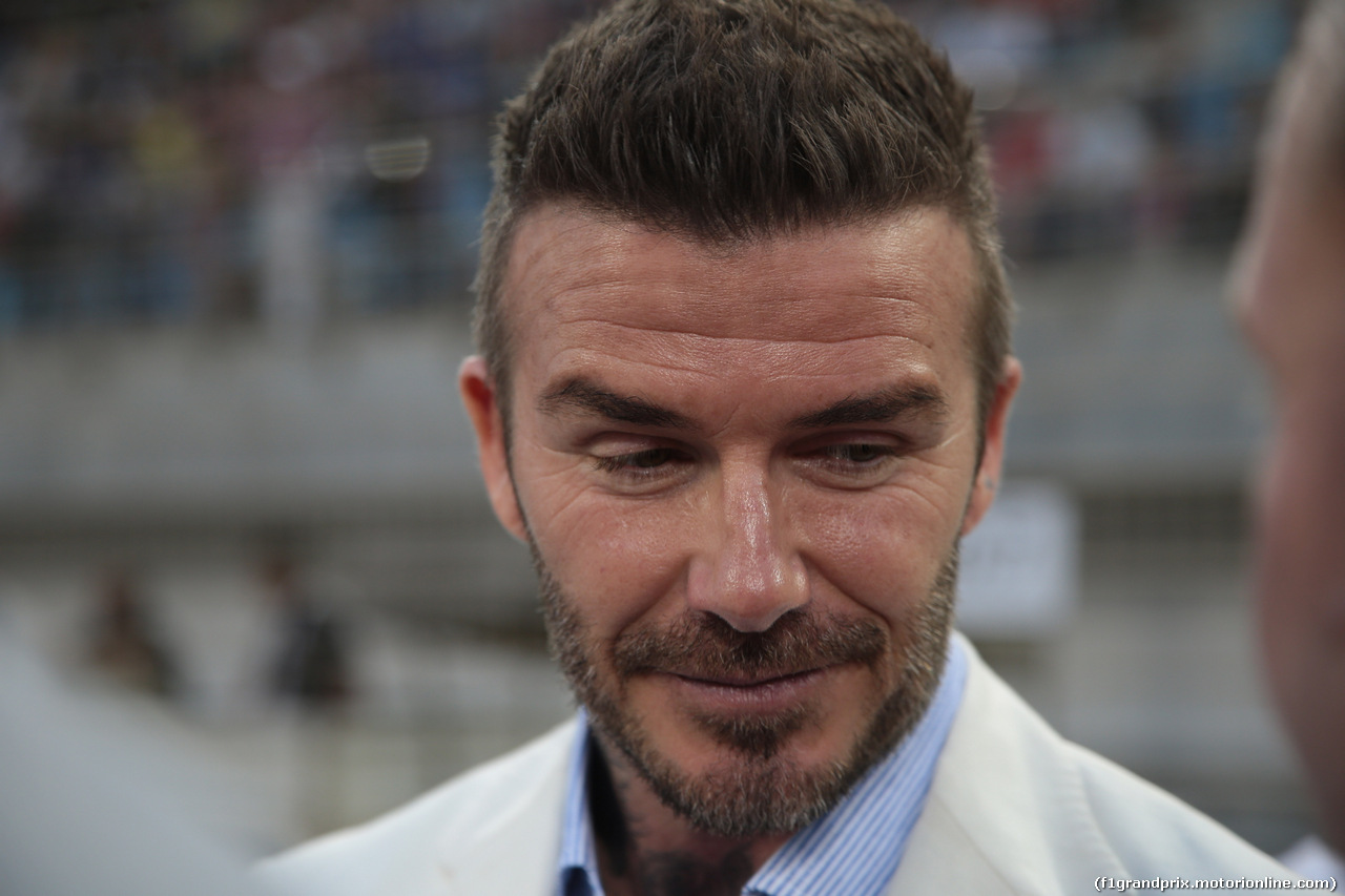 GP BAHRAIN, 31.03.2019- partenzaing grid, David Beckham (GBR)