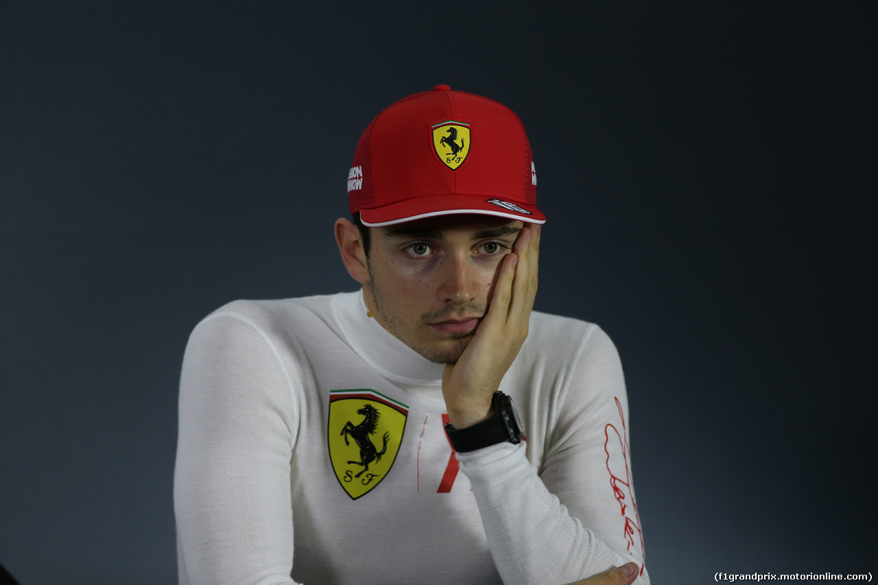 GP BAHRAIN, 31.03.2019- Official Fia press conference, Charles Leclerc (MON) Ferrari SF90