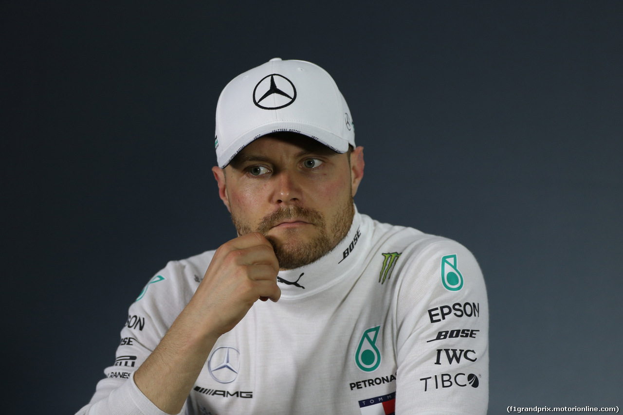 GP BAHRAIN, 31.03.2019- Official Fia press conference, Valtteri Bottas (FIN) Mercedes AMG F1 W10 EQ Power