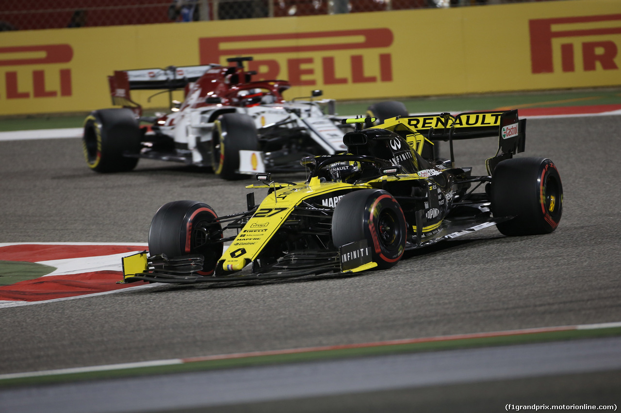 GP BAHRAIN, 31.03.2019- Gara, Nico Hulkenberg (GER) Renault Sport F1 Team RS19