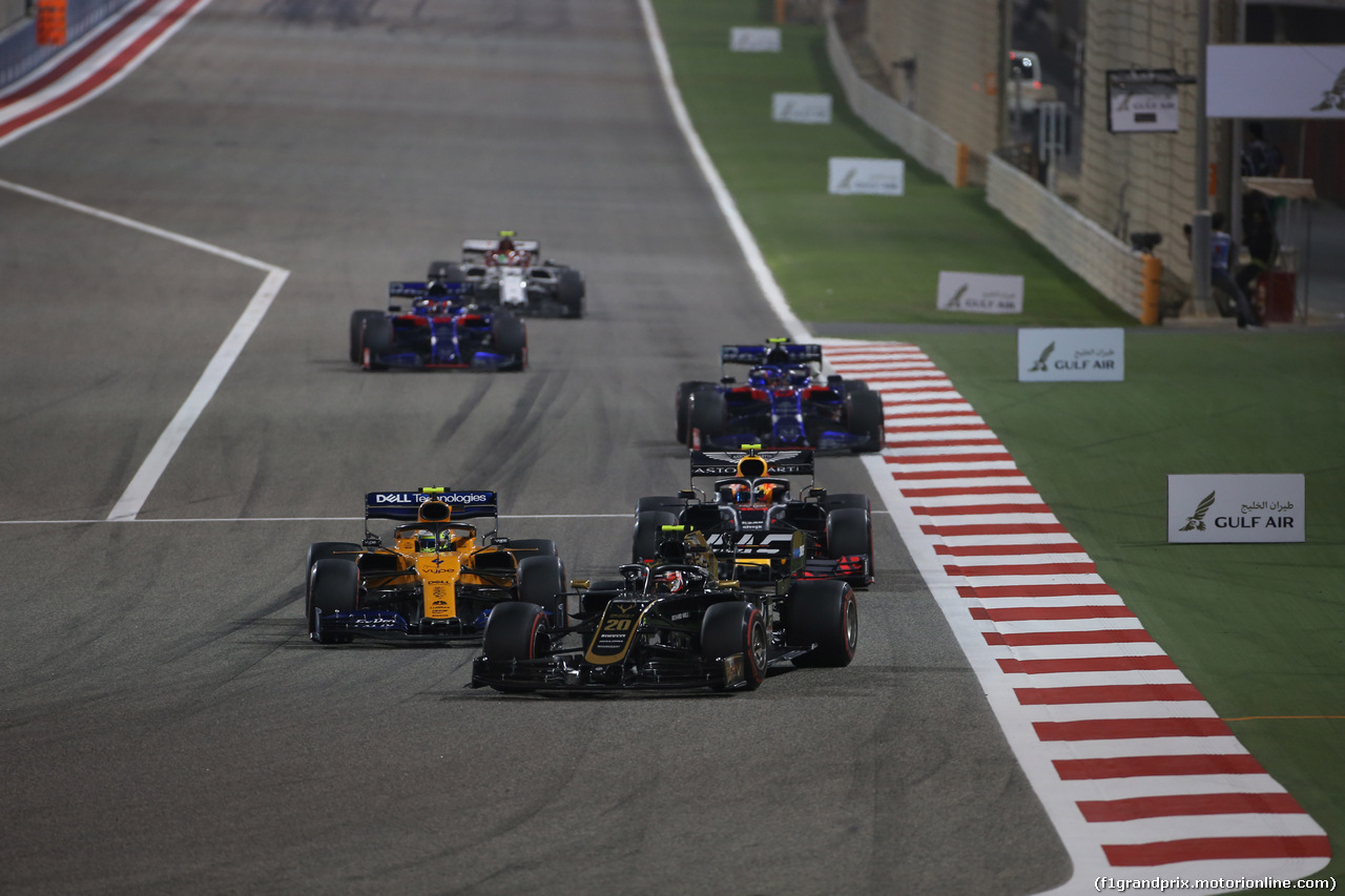 GP BAHRAIN, 31.03.2019- Gara, Kevin Magnussen (DEN) Haas F1 Team VF-19