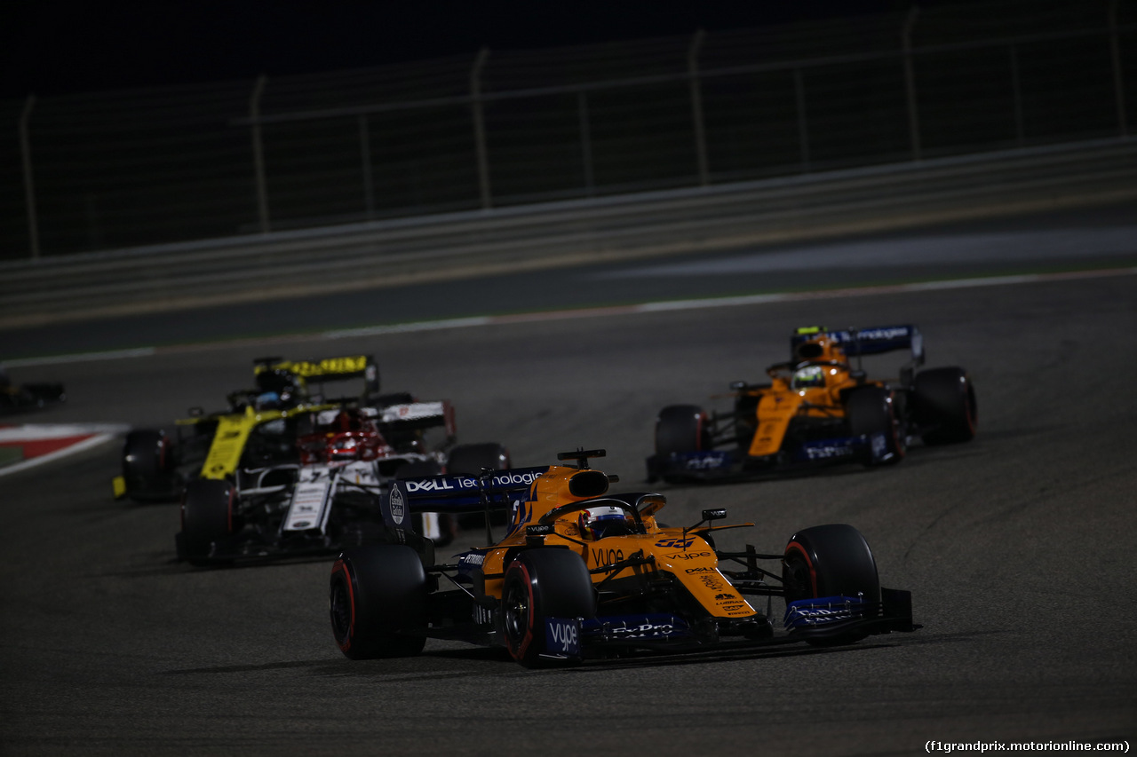 GP BAHRAIN, 31.03.2019- Gara, Carlos Sainz Jr (ESP) Mclaren F1 Team MCL34