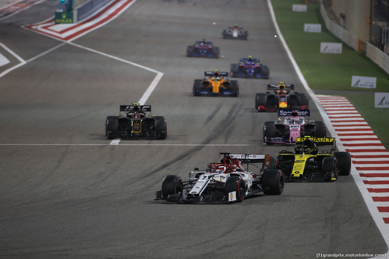 GP BAHRAIN, 31.03.2019- Gara, Kimi Raikkonen (FIN) Alfa Romeo Racing C38