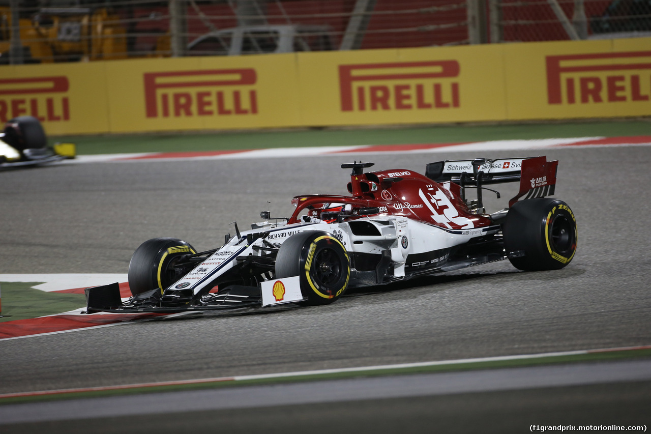 GP BAHRAIN, 31.03.2019- Gara, Kimi Raikkonen (FIN) Alfa Romeo Racing C38