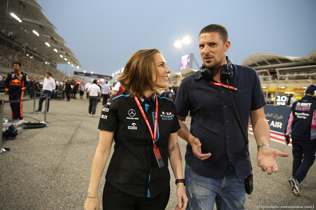 GP BAHRAIN, 31.03.2019- Claire Williams (GBR) Williams Deputy Team Principal