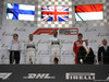 GP BAHRAIN, 31.03.2019- Podium, winner Lewis Hamilton (GBR) Mercedes AMG F1 W10 EQ Power, 2nd place Valtteri Bottas (FIN) Mercedes AMG F1 W10 EQ Power, 3rd place Charles Leclerc (MON) Ferrari SF90