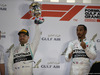 GP BAHRAIN, 31.03.2019- podium, winner Lewis Hamilton (GBR) Mercedes AMG F1 W10 EQ Power, 2nd place Valtteri Bottas (FIN) Mercedes AMG F1 W10 EQ Power, 3rd place Charles Leclerc (MON) Ferrari SF90