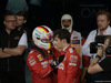 GP BAHRAIN, 31.03.2019- Parc ferme Sebastian Vettel (GER) Ferrari SF90 e Charles Leclerc (MON) Ferrari SF90