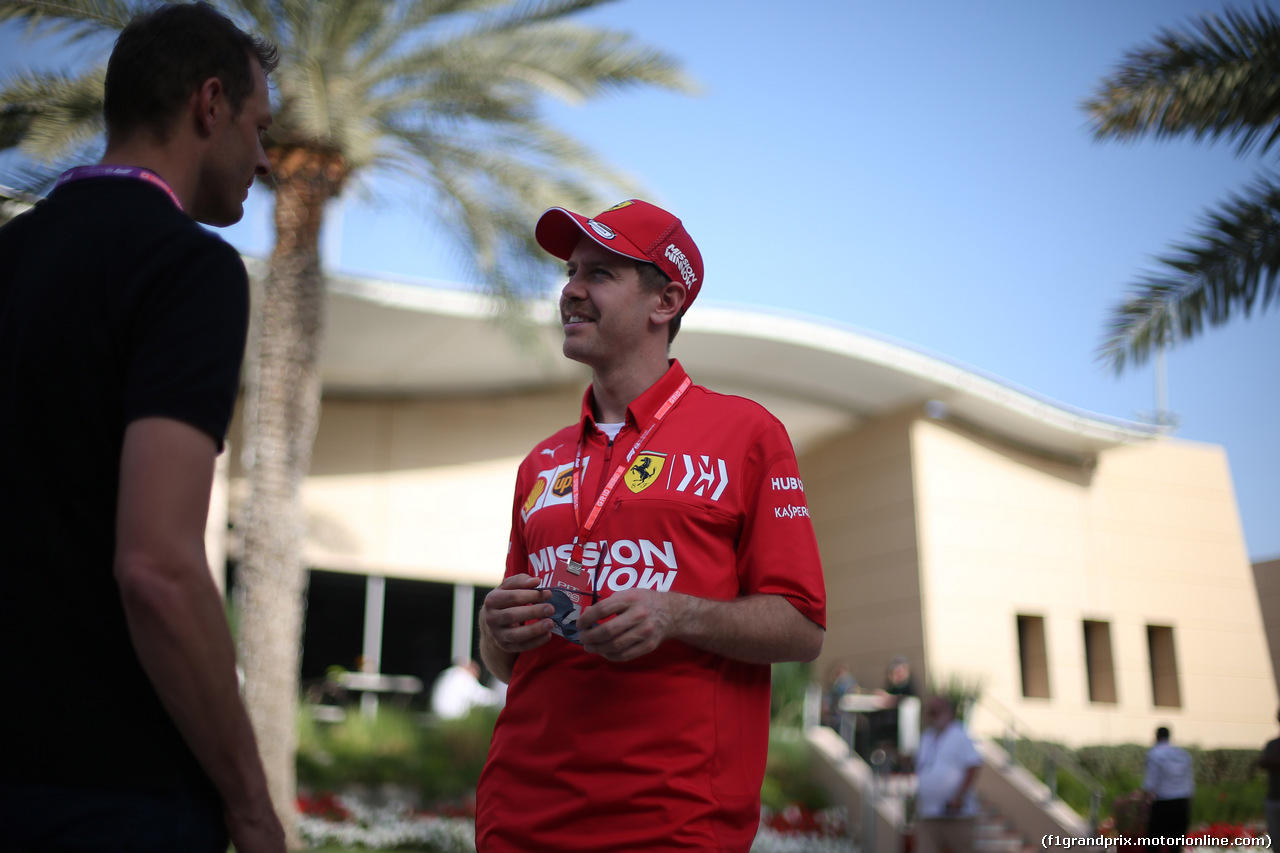 GP BAHRAIN, 28.03.2019- Sebastian Vettel (GER) Ferrari SF90
