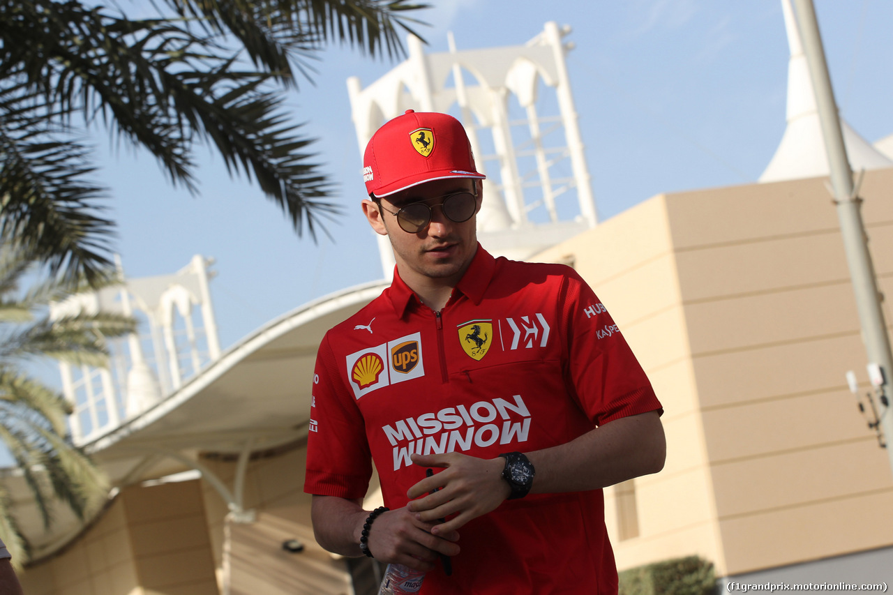 GP BAHRAIN, 28.03.2019- Charles Leclerc (MON) Ferrari SF90