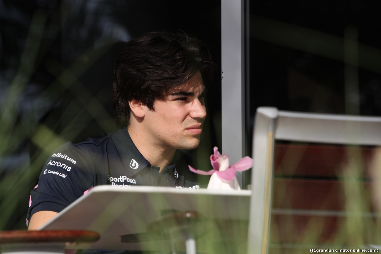 GP BAHRAIN, 28.03.2019- Lance Stroll (CDN) Racing Point F1 RP19
