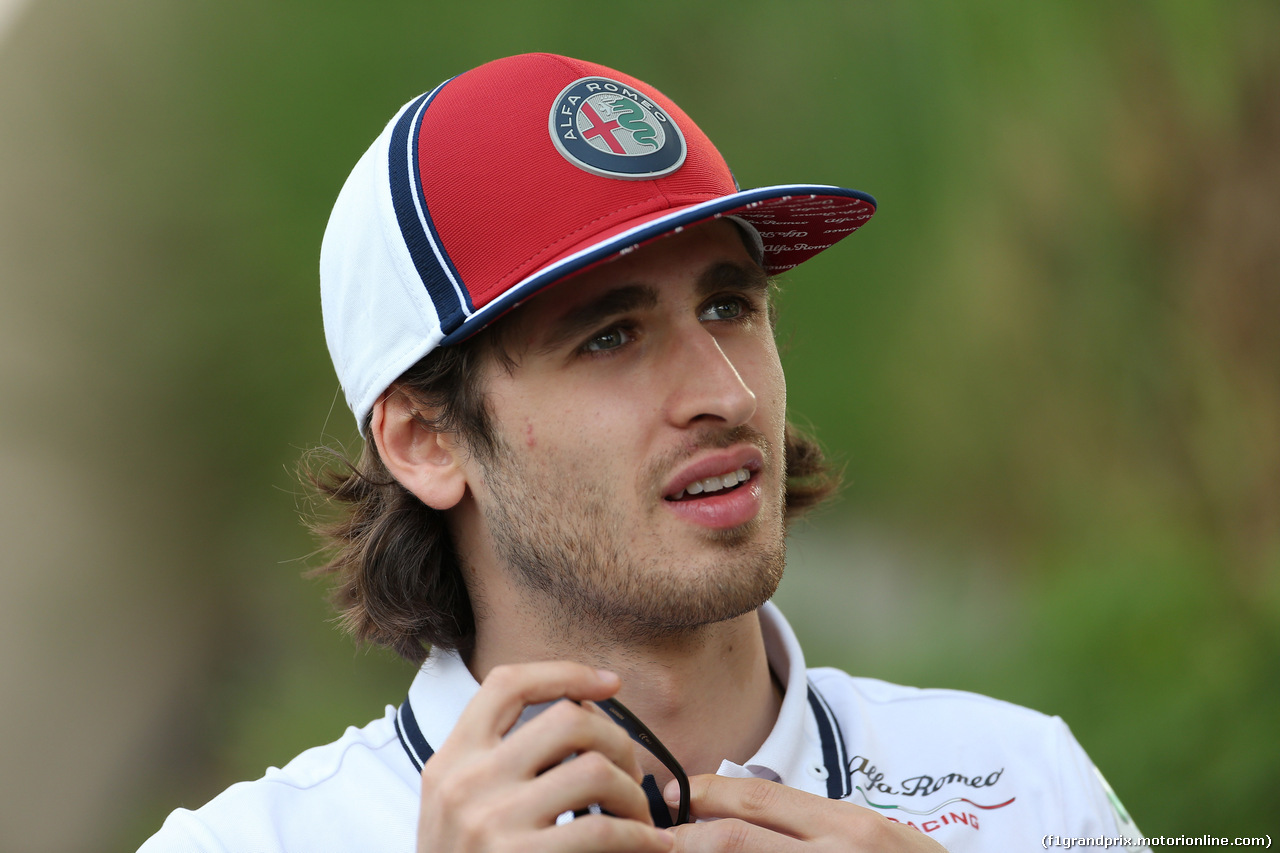 GP BAHRAIN, 28.03.2019- Antonio Giovinazzi (ITA) Alfa Romeo Racing C38