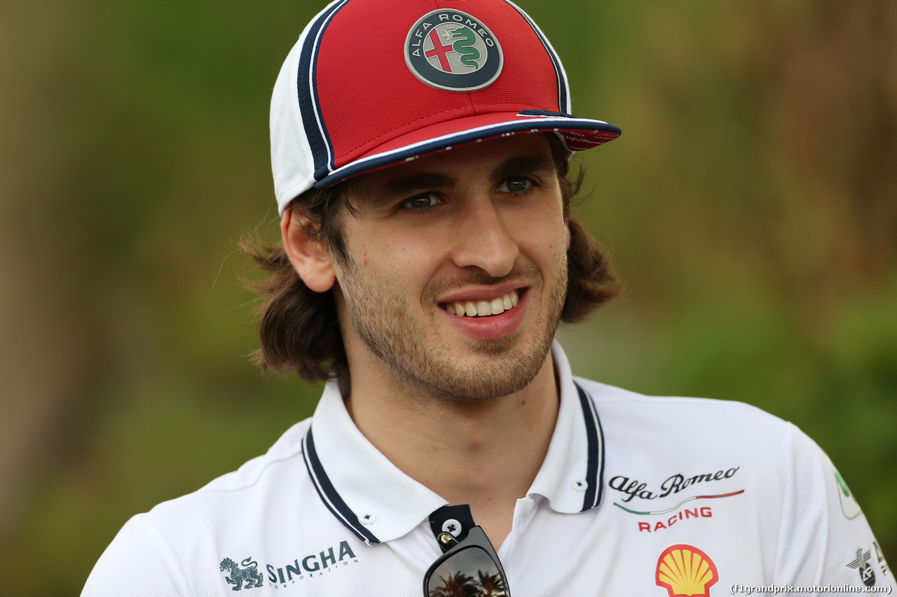 GP BAHRAIN, 28.03.2019- Antonio Giovinazzi (ITA) Alfa Romeo Racing C38