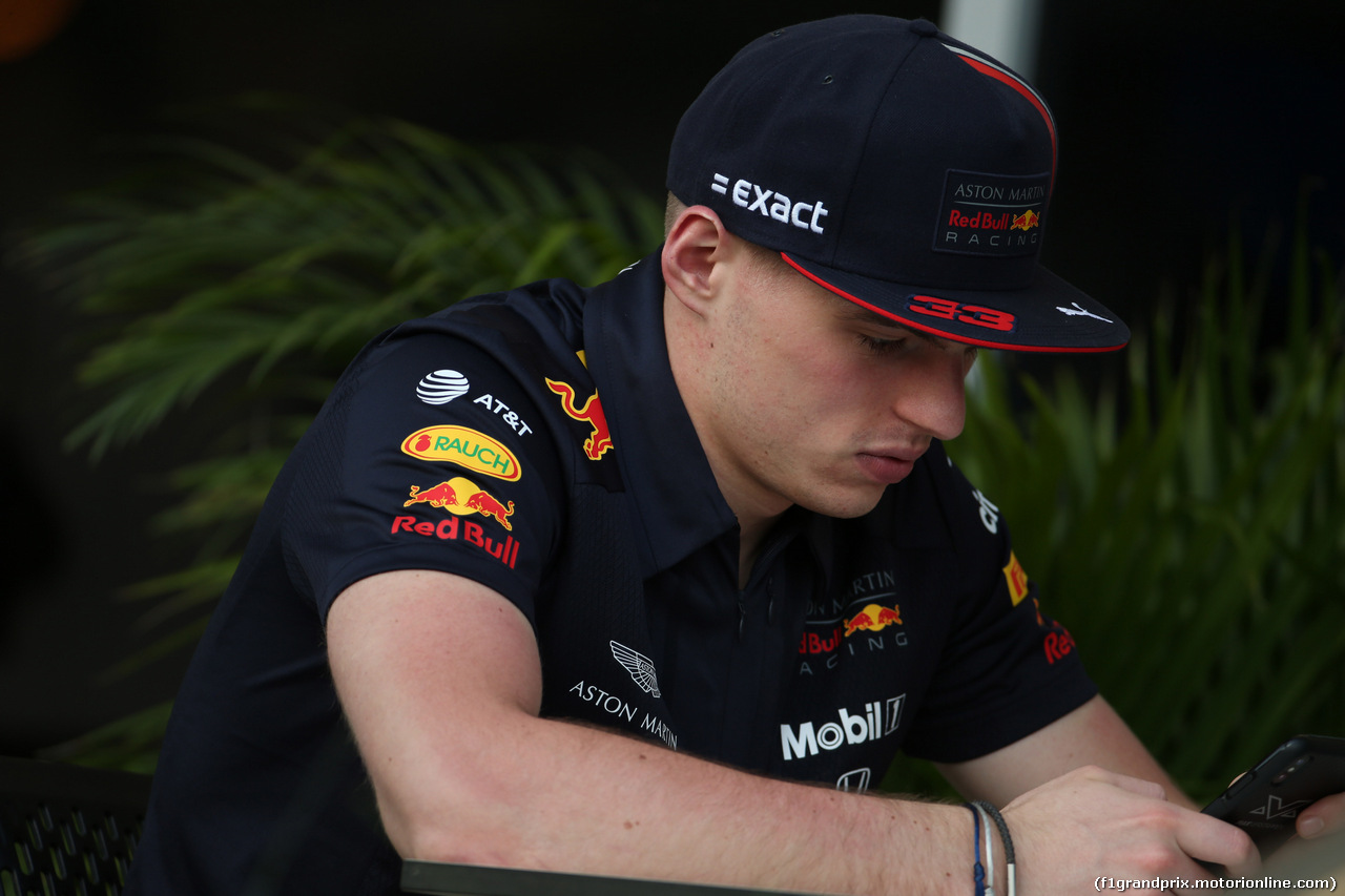 GP BAHRAIN, 28.03.2019- Max Verstappen (NED) Red Bull Racing RB15