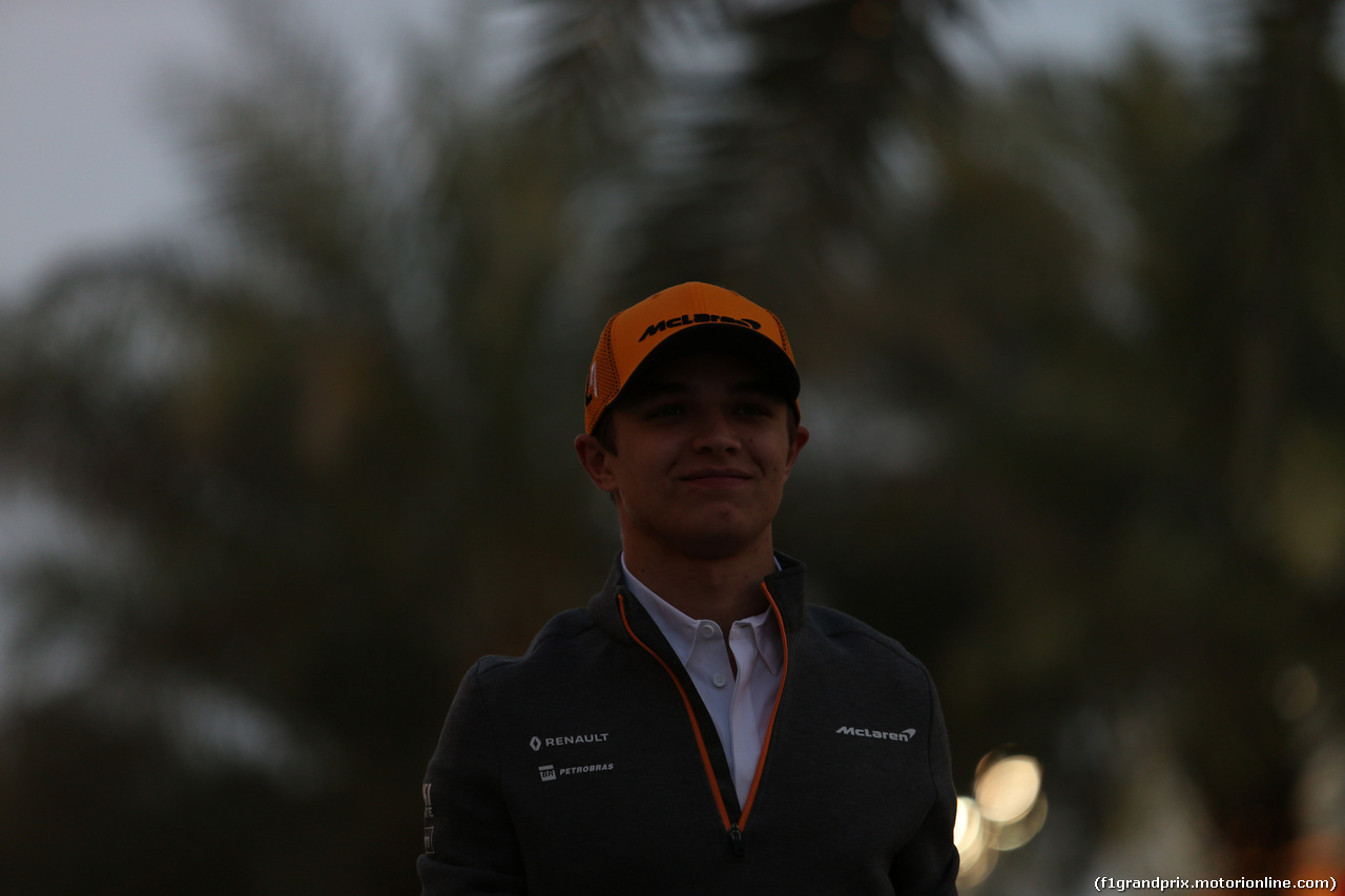 GP BAHRAIN, 28.03.2019- Lando Norris (GBR) Mclaren F1 Team MCL34