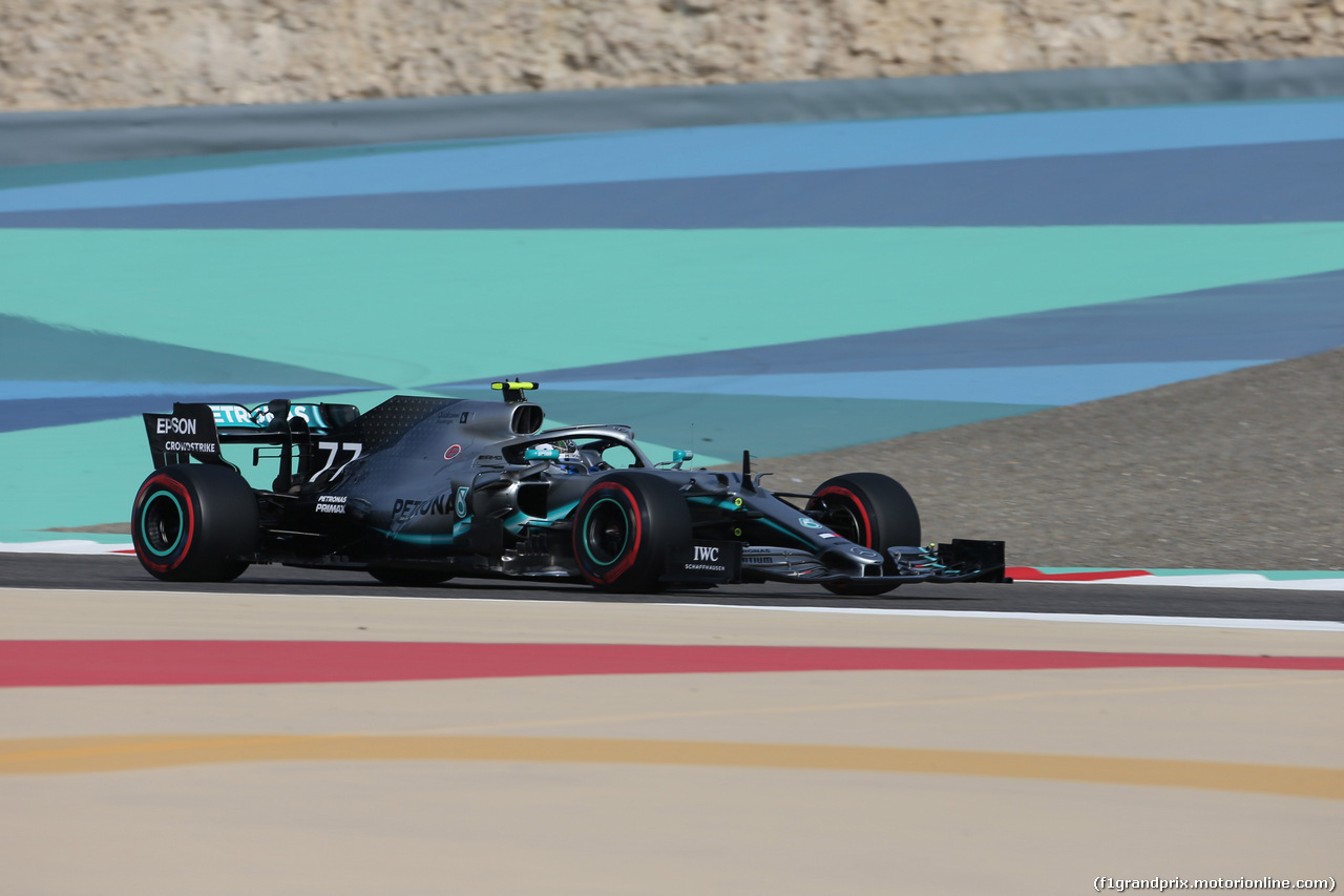 GP BAHRAIN, 30.03.2019- Prove Libere 3, Valtteri Bottas (FIN) Mercedes AMG F1 W10 EQ Power