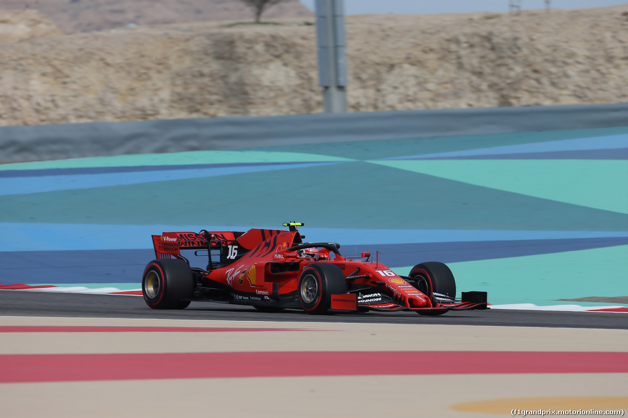 GP BAHRAIN, 30.03.2019- Prove Libere 3, Charles Leclerc (MON) Ferrari SF90