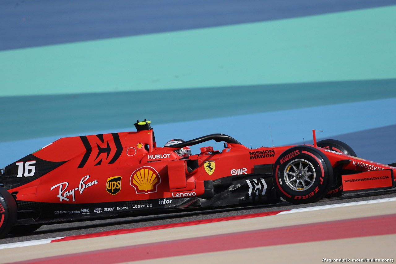 GP BAHRAIN, 30.03.2019- Prove Libere 3, Charles Leclerc (MON) Ferrari SF90