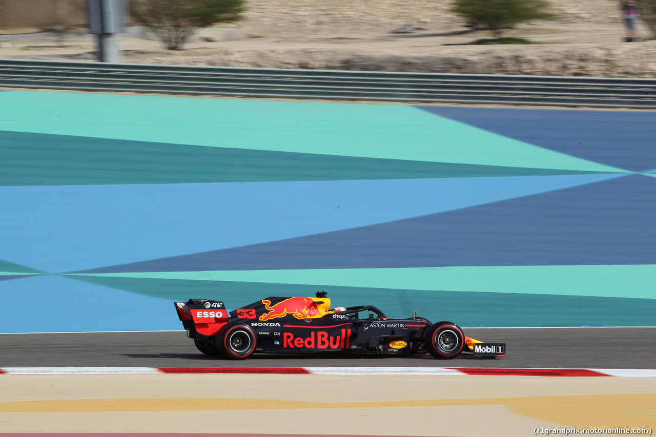 GP BAHRAIN, 30.03.2019- Prove Libere 3, Max Verstappen (NED) Red Bull Racing RB15