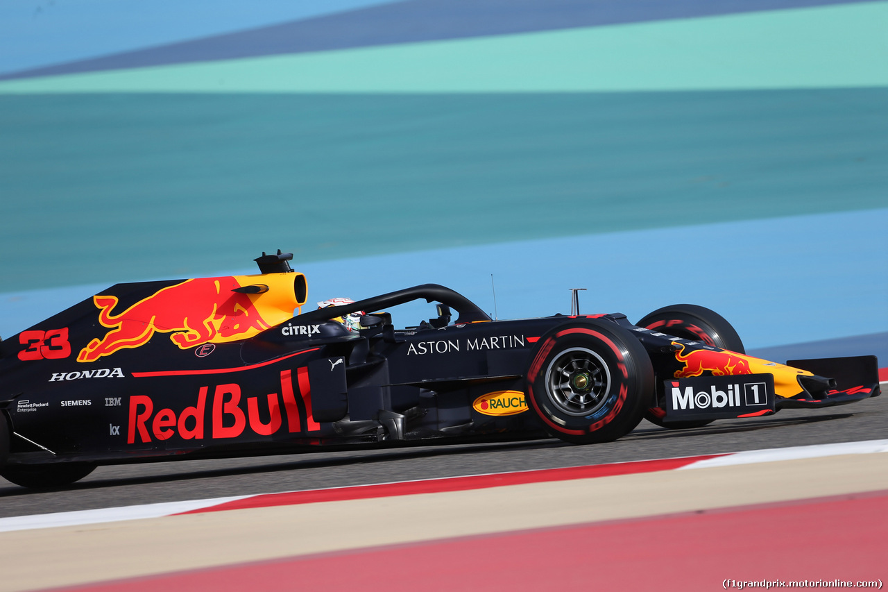 GP BAHRAIN, 30.03.2019- Prove Libere 3, Max Verstappen (NED) Red Bull Racing RB15