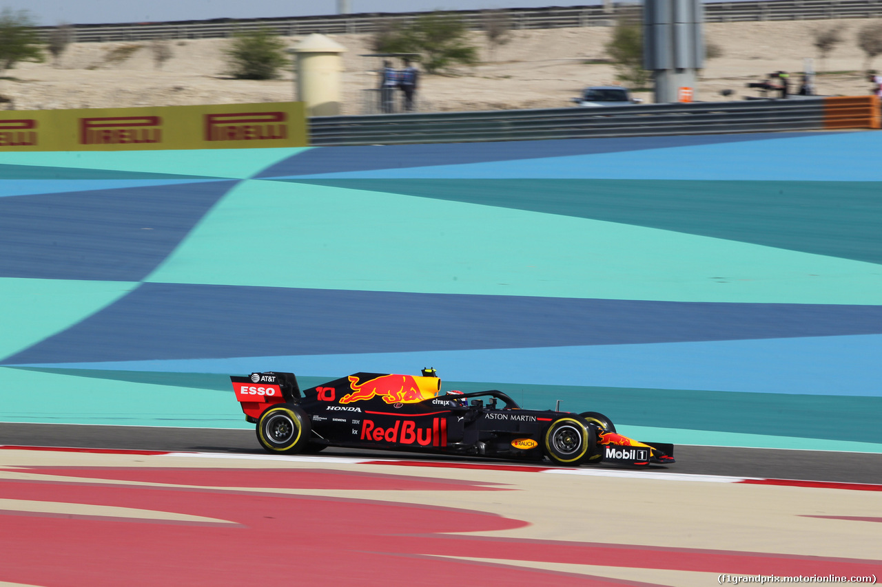 GP BAHRAIN, 30.03.2019- Prove Libere 3, Pierre Gasly (FRA) Redbull Racing RB15