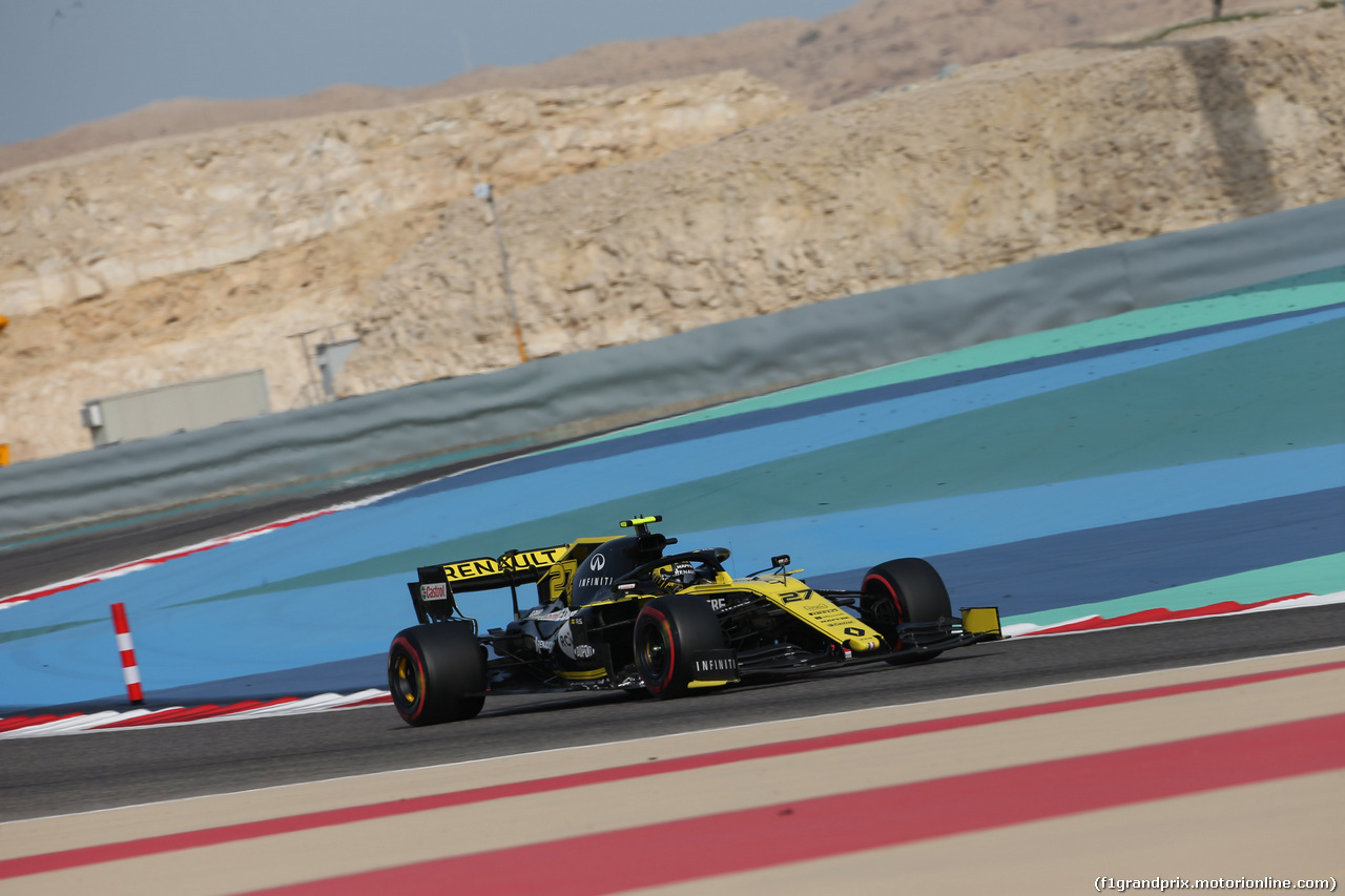 GP BAHRAIN, 30.03.2019- Prove Libere 3, Nico Hulkenberg (GER) Renault Sport F1 Team RS19