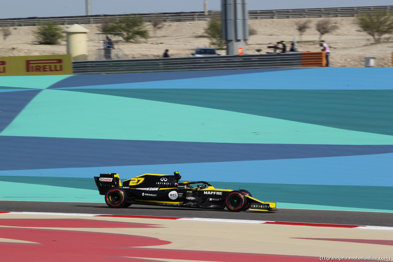 GP BAHRAIN, 30.03.2019- Prove Libere 3, Nico Hulkenberg (GER) Renault Sport F1 Team RS19