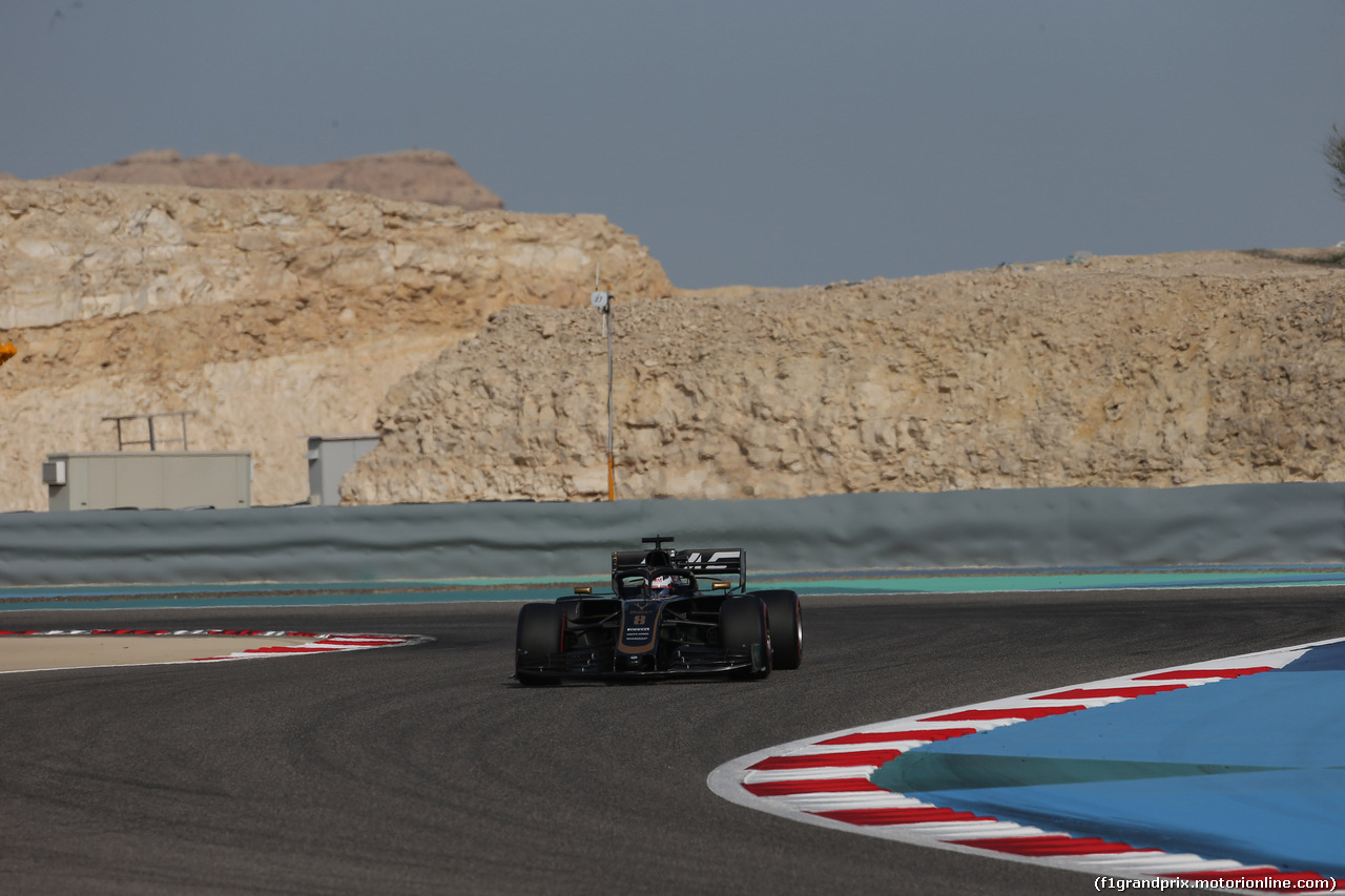 GP BAHRAIN, 30.03.2019- Prove Libere 3, Romain Grosjean (FRA) Haas F1 Team VF-19