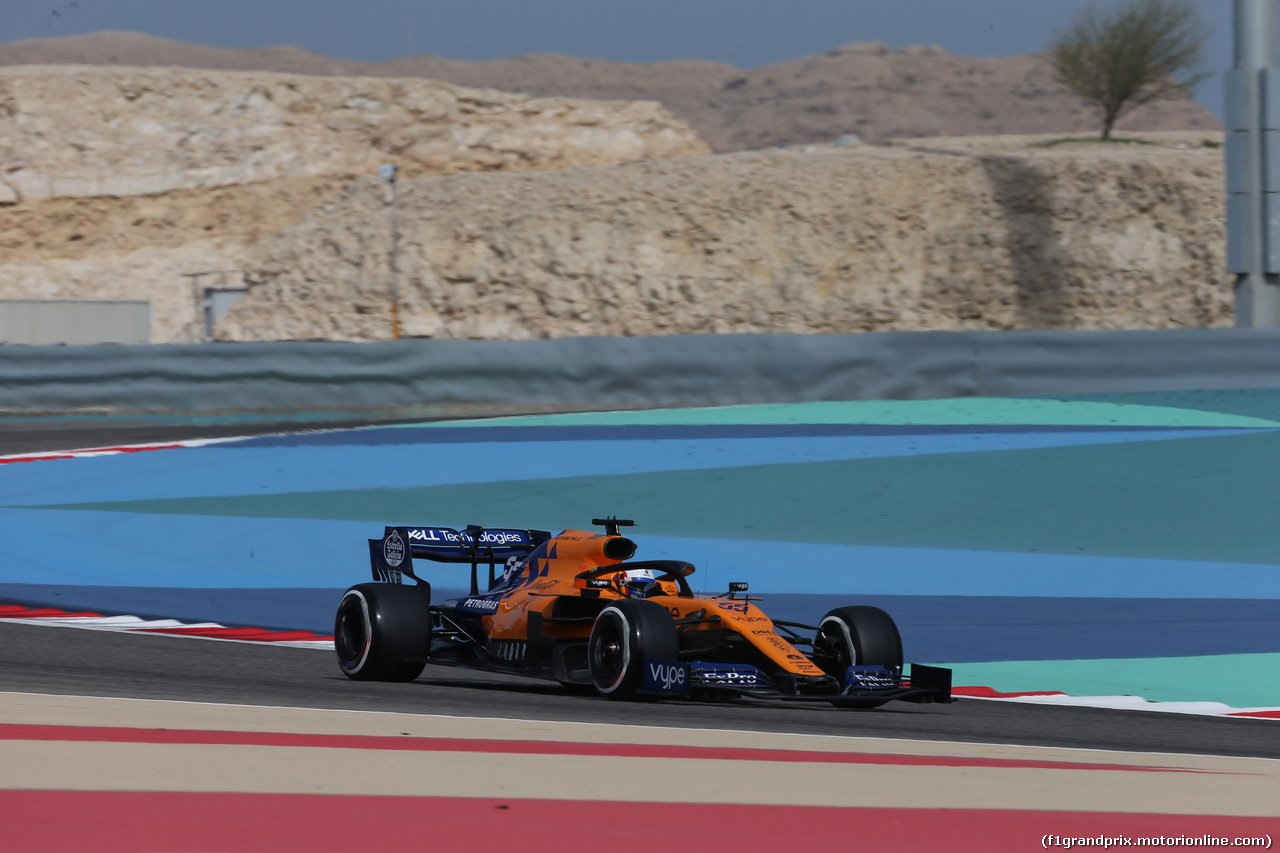 GP BAHRAIN, 30.03.2019- Prove Libere 3, Carlos Sainz Jr (ESP) Mclaren F1 Team MCL34