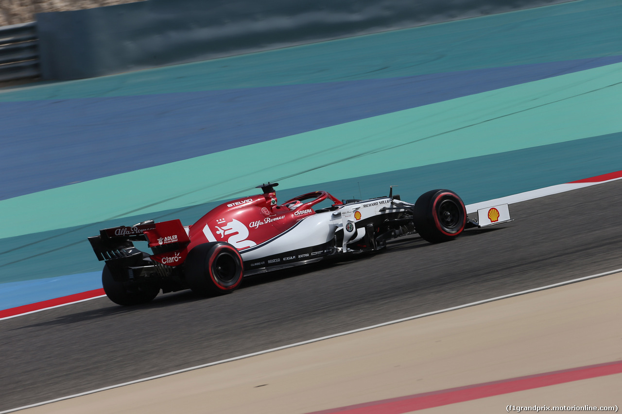 GP BAHRAIN, 30.03.2019- Prove Libere 3, Kimi Raikkonen (FIN) Alfa Romeo Racing C38