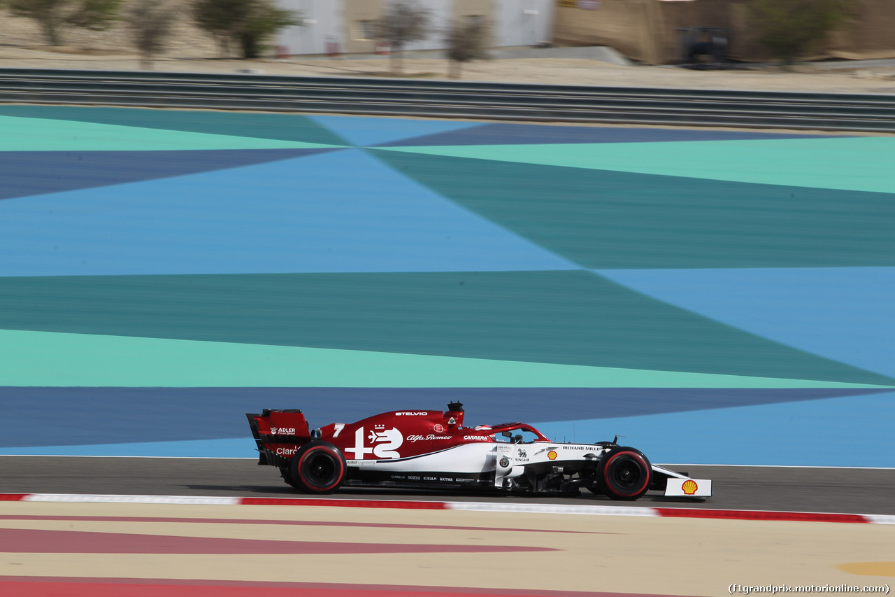 GP BAHRAIN, 30.03.2019- Prove Libere 3, Kimi Raikkonen (FIN) Alfa Romeo Racing C38