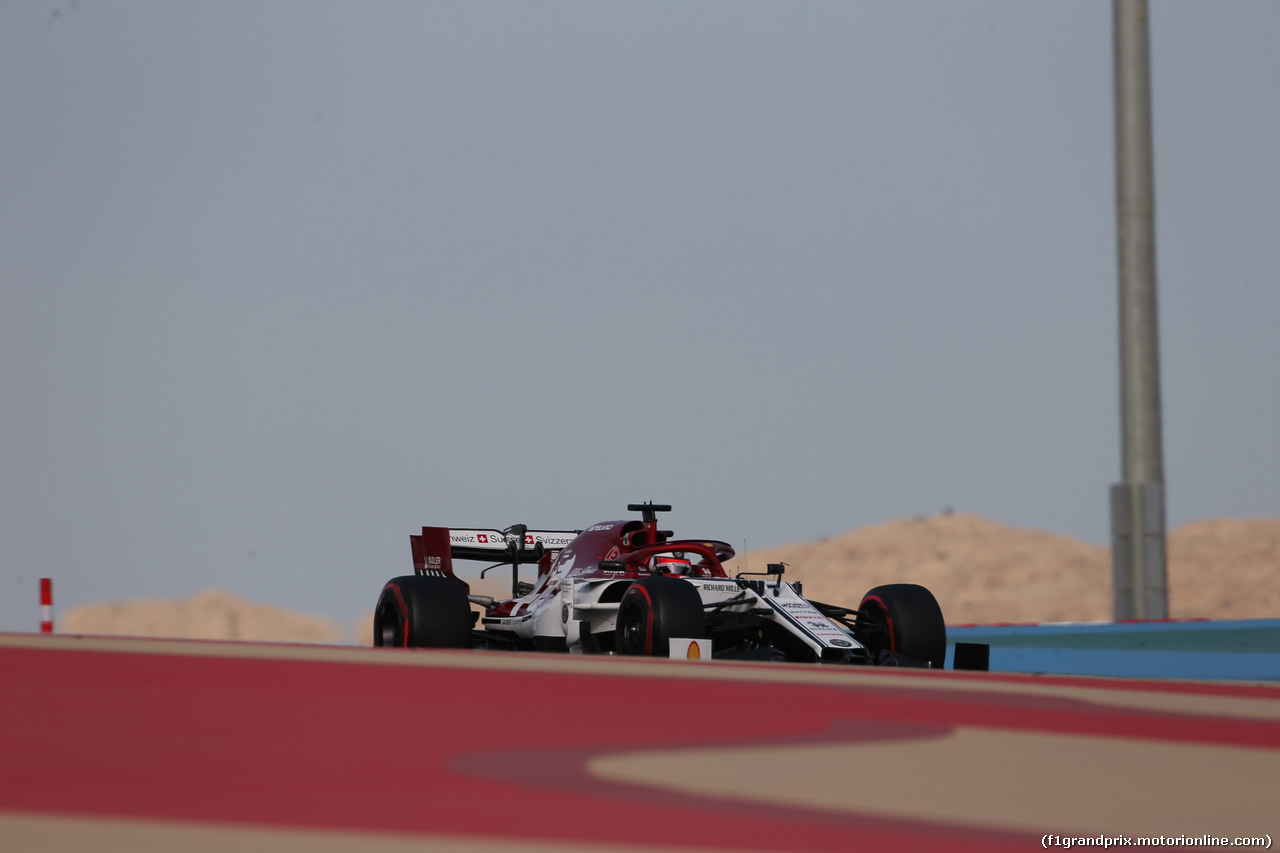 GP BAHRAIN, 30.03.2019- Prove Libere 3, Kimi Raikkonen (FIN) Alfa Romeo Racing C38