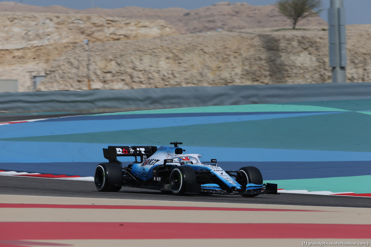 GP BAHRAIN, 30.03.2019- Prove Libere 3, George Russell (GBR) Williams F1 FW42