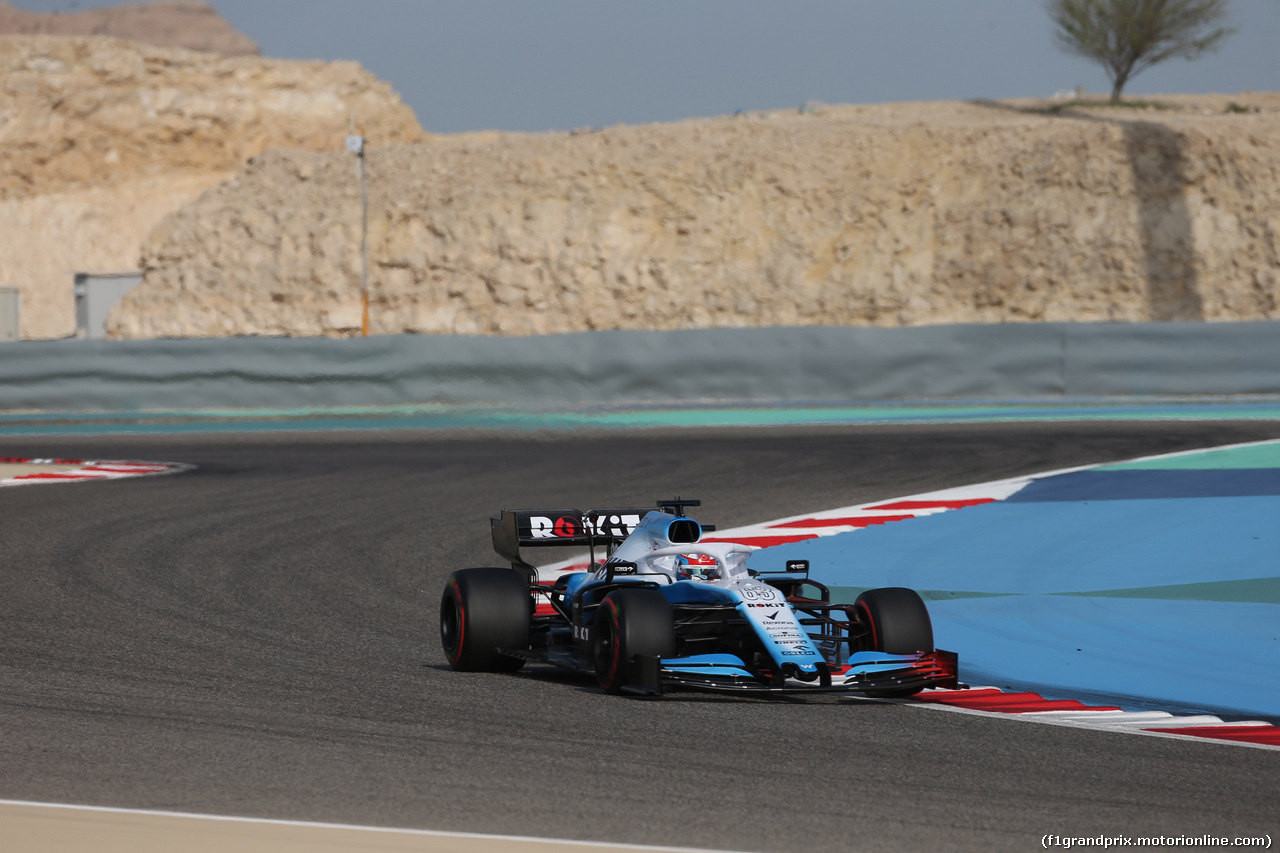 GP BAHRAIN, 30.03.2019- Prove Libere 3, George Russell (GBR) Williams F1 FW42