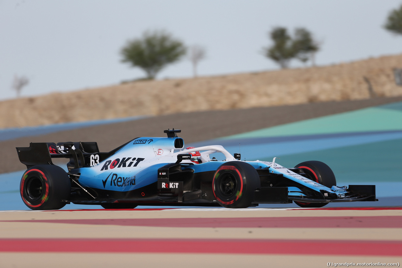 GP BAHRAIN, 30.03.2019- Prove Libere 3, George Russell (GBR) Williams F1 FW42
